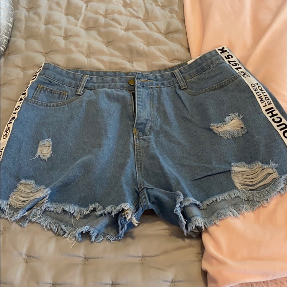 Plus Size 0xl denim shorts